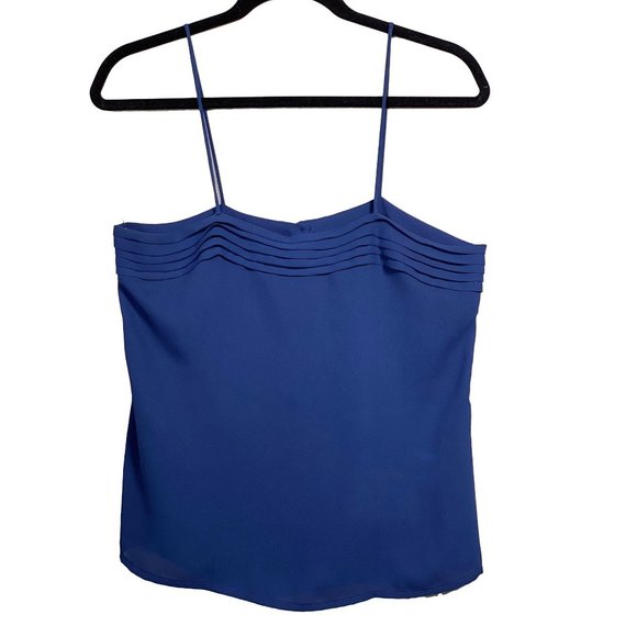 Vintage Upper Class Navy Blue Top, L - Picture 4 of 9